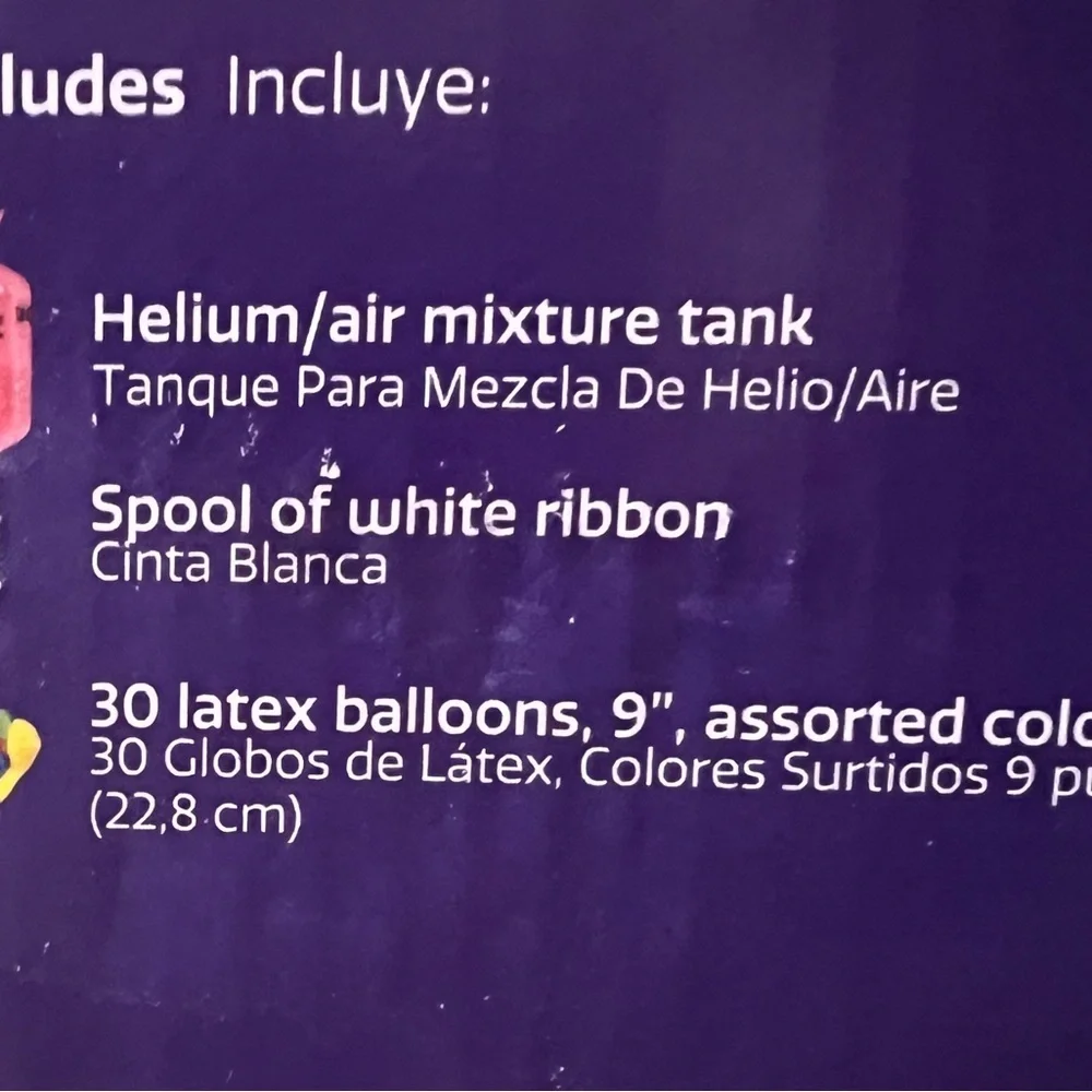 30 Colorful Balloon Time Helium Tank